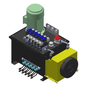 Hydraulic Power Unit for Steel Beam Welding System